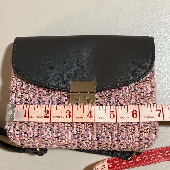 Icing Small Pink Tweed, Crossbody purse, - Picture 11 of 12